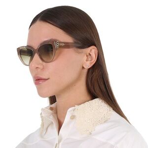 SALVATORE FERRAGAMO Grey Cat Eye Ladies Sunglasses